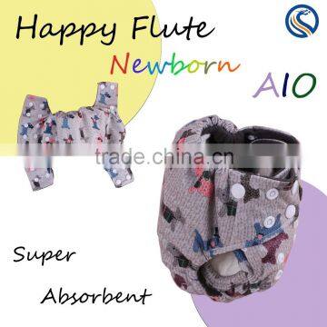 Happy flute newborn diaper cloth nappy with softable and waterproof baby cloth nappies