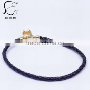 Comfortable Simple Promotion Black Leather Suede Bracelet Quality Choice photo-3