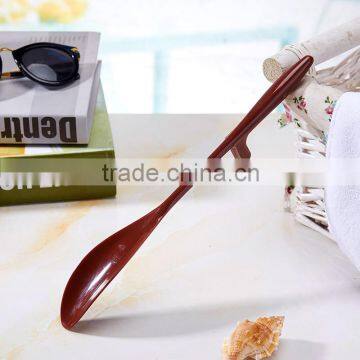 2015 long handle plastic flexible Shoe Remover Aid Slip Horn Easy Reach Handle Shoehorn coffee brown/khaki
