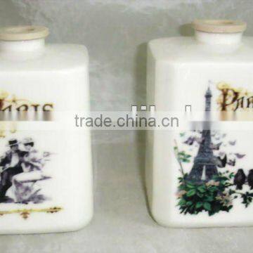 ceramic perfume bottle