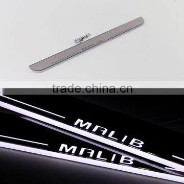 Car LED Flash Door Sills Moving Scuff Plate LED Front Door Foot Panel For Chevrolet Malibu 2010 2011 2012 2013 2014                        
                                                Quality Choice