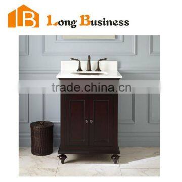 LB-LX2173 New products rustic furniture bathroom sink bath cabinet solid wood vanity                        
                                                Quality Choice