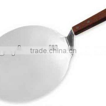 Wood handle Stainless Steel Special Ultra Big Pizza Lifter Pizza Peel Cake Lifter