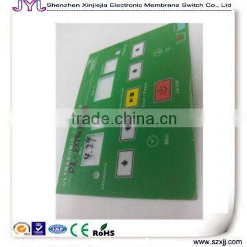 double layer label sticker membrane switch pvc overlay printing letters keyboard