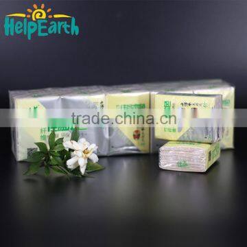 Natural oem box facial tissue pocket packs