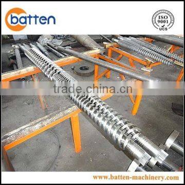 extruder parallel twin China screw barrel for plastic machine