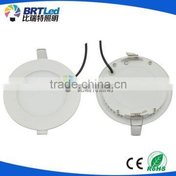 2016 high quality 6w led panel light 2years warranty