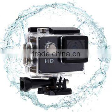 2.0 Inch LCD 720P HD 90 Degree Lens 30M Waterproof Helmet Camera Action Cam