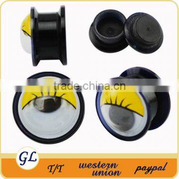 TP021021 acrylic eye ear plugs fake body jewelry