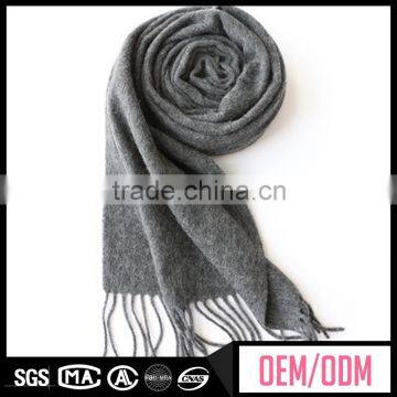 Cheap 100%wool Scarf, Plain Wool Scarf, Snow Embroidery Wool Scarf photo-3