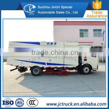 Hot famous Dongfeng brushes driving type sweeping truck for sale