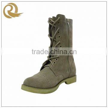 Wholesale genuine leather army men combat military police tactical boots