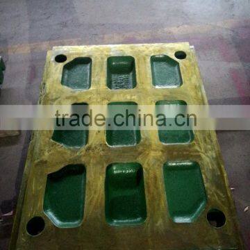 JAW PLATE FOR JAW CRUSHER HIGH MANGANESE JAW PLATE