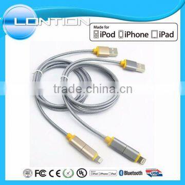 2015 Chinese MFI manufacturer wholesale mfi lightning cable