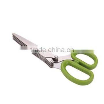 5 blades kitchen scissor for onion cutting