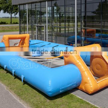 new inflatable soccer football field for sale/inflatable human foosball                        
                                                Quality Choice