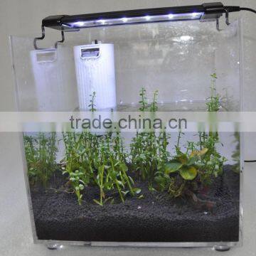 Hot Sale Aquarium Tank Fish Farming Tank Overhand RGB Controller 24keyword Bracket Light photo-2