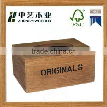 Trade Assurance Wood Tissue Box Wood Napkin Holder China Manufacture