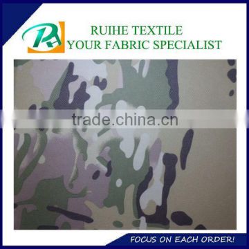 100% Polyester Roll of Waterproof Camouflage Fabric coated pvc/pu