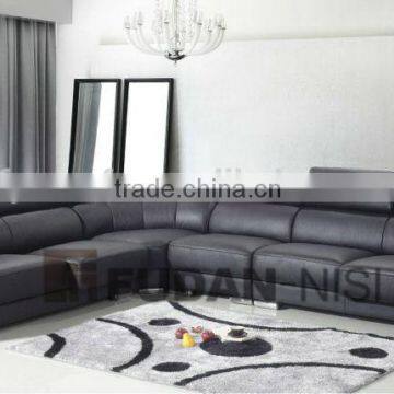 Living Room Furniture Top Italian Sofa Materials Red King Size Chaise Lounge Modern photo-4