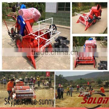 2014 new designed mini paddy harvester/wheat and paddy combine harvester