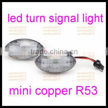 car accessory turn signal light for mini cooper r53 r50 r52 led side marker