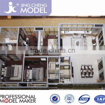 Customization home interior scale model making for exhibition