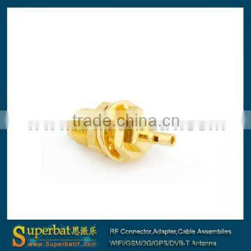 electric male female connectors SMA for 1.13mm cable