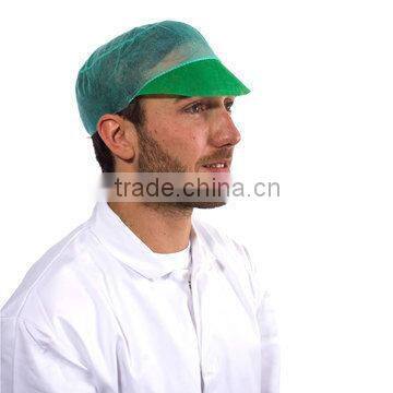 PP Nonwoven Disposable Peaked Cap/snood Cap With Peak photo-3