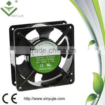 High quality ball bearing 220v ac fan 120x120x38