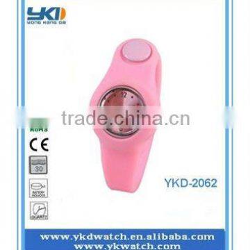 latest silicone band watch button cell battery