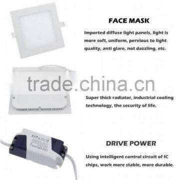 High Power 18 Watt LED Panel Light Square Recessed Lighting Fixture Kit photo-4