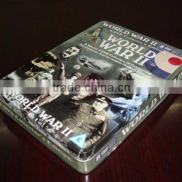 Rectangular Packing Tin Can For CD