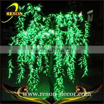 H:2.3m chritmas led lighted willow tree