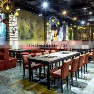 Barbecue Grill With Aluminum Plate and Best Price for Korean Restaurant Bbq Grill Table photo-6