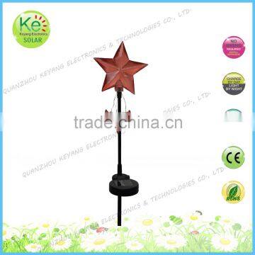 Christmas star garden solar led stake light