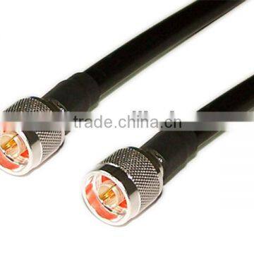RF Pigtail N Male to N Male cable LMR400 crimp connector
