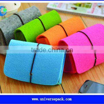 fashionable custom felt mobile phone bag