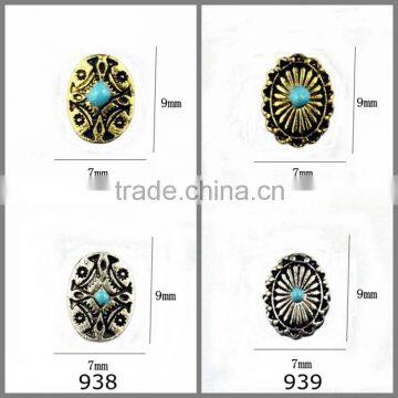 2016 Popular Bohemian Style Nail Art 3D Alloy Metal Decoration Charms