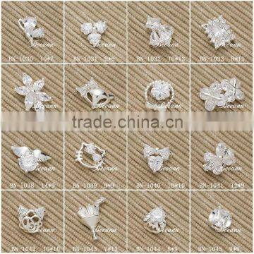 2015 DIY Yellow Colour Cross Zircon Nail Art Jewelry photo-3