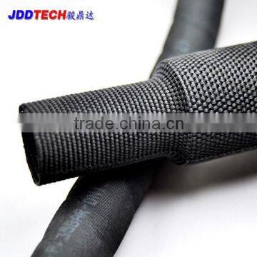 Heat shrinkable fabric expandable braided sleeving