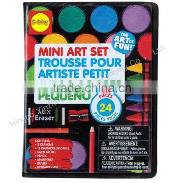 24 Pieces Art supplies Studio Mini Art Set