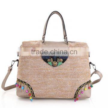 Newest Fashion Women's Straw Summer Vintage Shoulder Bag Bohemian Handbags