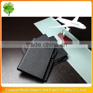 2015 Fashion gift of leather notebook from wenzhou