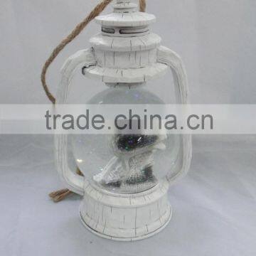 New Design Decoration Animal Lantern Resin Bird Figurines