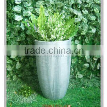 wholesale modern simple and generous garden ornament polyresin outdoor large flower plant pots