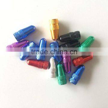 Aluminum caps for bicycle tyre valve Aluminum bicycle valve caps