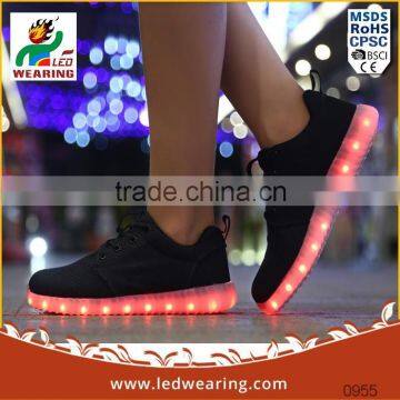 leather Party Item Type yeezy shoes adult lighting shoes led shoes