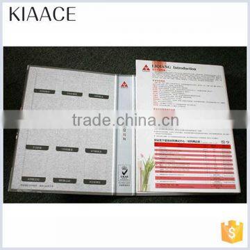 Promotional high quality colorful paper custom recycle clear folder