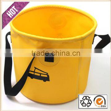 Factory Sale PVC Tarpaulin Water Folding Bucket Fishing Bucket Camping Bucket